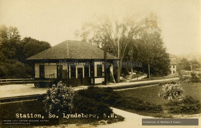 Postcard: Station, South Lyndeboro, N.H.